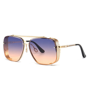 Fashion Metal Trimming Sun-resistant Sunglasses