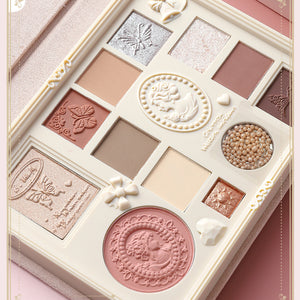 Embossed Eyeshadow Palette Blush Highlighter All-in-one Palette