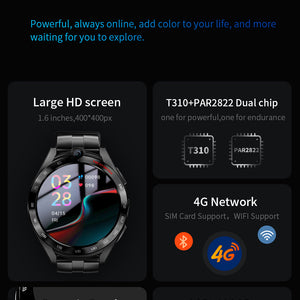 New Appllp4 Pro Smart Watch 4G Card-inserting Men's Watch 6 128G Double Photo 16-inch Christmas Gift