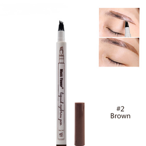 Waterproof Natural Eyebrow Pen Four-claw Eye Brow Tint Fork Tip Eyebrow Tattoo Pencil