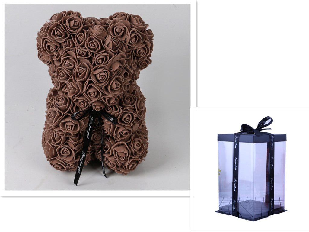 Rose Teddy Bear Eternal Flower PE Foam