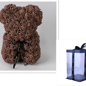 Rose Teddy Bear Eternal Flower PE Foam