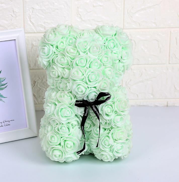Rose Teddy Bear Eternal Flower PE Foam