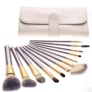 Persian Make-up Brush Suit Rice White Make Up Brush, Champagne Color Brush Handle Make-up Brush Without