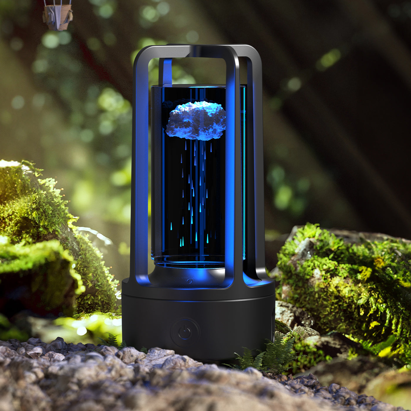 Creative 2 In 1 Audio Acrylic Crystal Lamp And Bluetooth Speaker