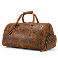 98048 Embossed Red Brown
