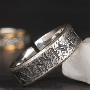 Nordic Viking Luen Letters Ring