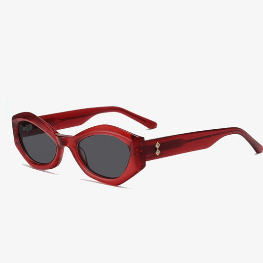 Fashion Irregular With Personality Diamond Sunglasses Sunshade