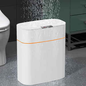 Smart Box Trash Can With Lid Storage