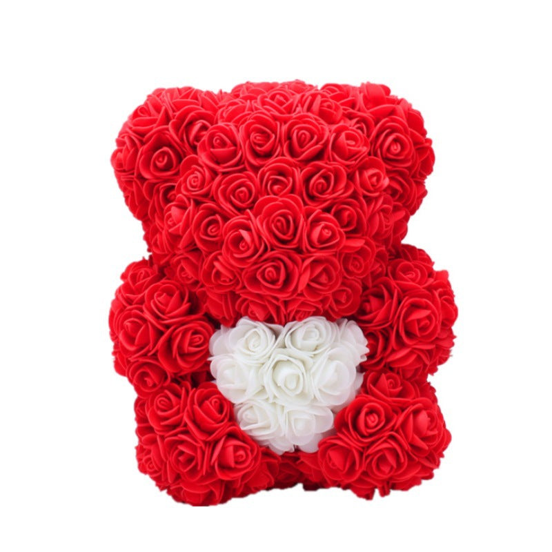 Rose Teddy Bear Eternal Flower PE Foam