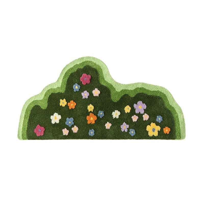 Carpet Plants Flower Bedroom Rug