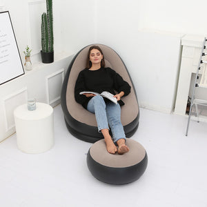 Lazy Bean Bag with Inflatable Folding Sofa