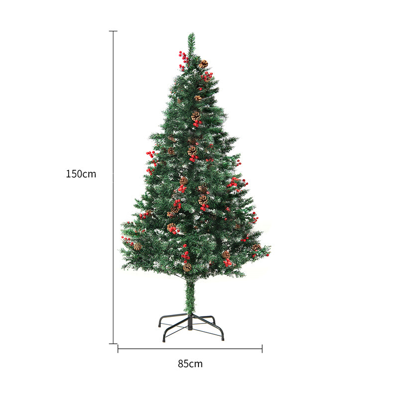 Christmas Tree PVC Artificial Snow Tree Mall Window Decoration