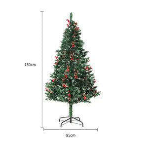 Christmas Tree PVC Artificial Snow Tree Mall Window Decoration