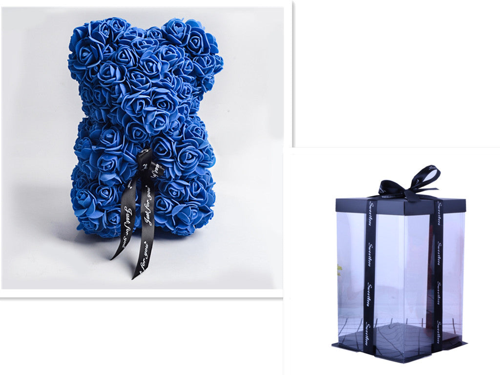 Rose Teddy Bear Eternal Flower PE Foam