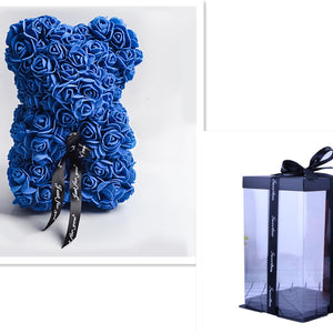 Rose Teddy Bear Eternal Flower PE Foam