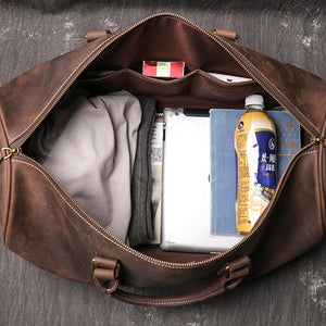 Retro One-shoulder Men's Portable Travel Bag