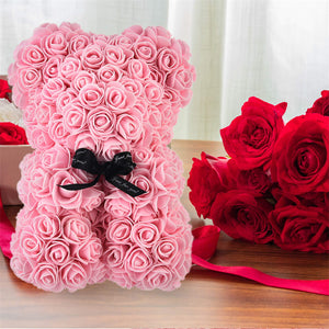 Rose Teddy Bear Eternal Flower PE Foam
