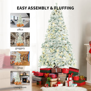 Christmas Tree PVC Artificial Snow Tree Mall Window Decoration