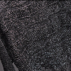 Loose Plus Size Gold Thread Sequined Sweater Long Sleeve