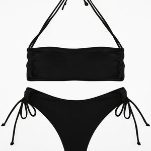 Bikini Solid Color Sexy Women's Swimsuit