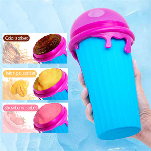 500ml Large Capacity Slushy Cup Summer Squeeze Juice Water Bottle