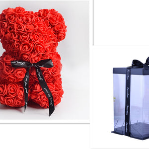 Rose Teddy Bear Eternal Flower PE Foam