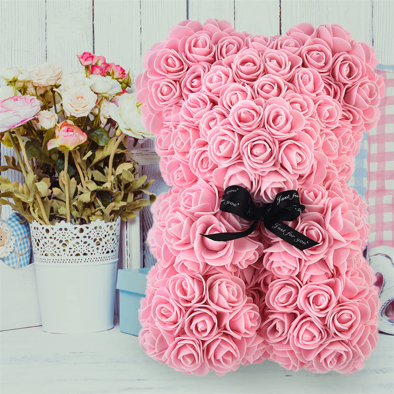Rose Teddy Bear Eternal Flower PE Foam