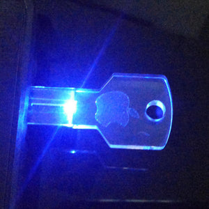 Transparent luminous USB