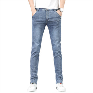 Jeans Men's Korean-style Slim Fit Stretch Skinny Trousers
