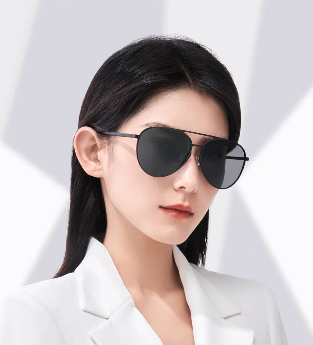 Moss Gray Pilot Sunglasses For Driving Strong Light