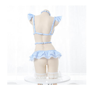 Women's Fashion Casual Cute Maid Uniform