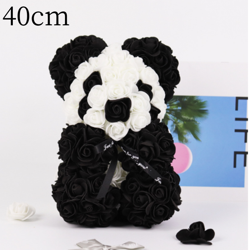 Rose Teddy Bear Eternal Flower PE Foam