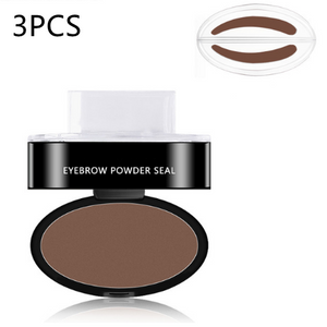 Eyebrow Powder Stamp Tint Stencil Kit Cosmetics Professional Makeup Waterproof Eye Brow Stamp Lift Eyebrow Enhancers Stencil Kit