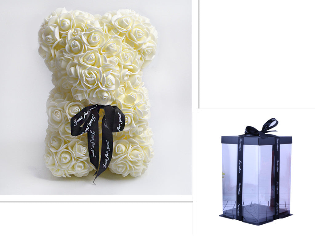 Rose Teddy Bear Eternal Flower PE Foam