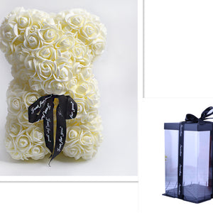 Rose Teddy Bear Eternal Flower PE Foam