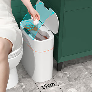Smart Box Trash Can With Lid Storage