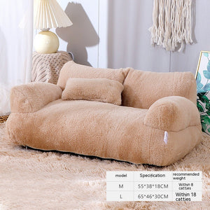 Luxury Cat Bed Sofa Winter Warm Cat Nest Pet Bed For Small Medium Dogs