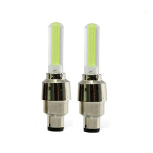 Neon Lights Tyre Wheel Valve Cap Light LED Car Tire Valve Caps Air Cover Tire Rim Valve Wheel Stem Cap Bike Light
