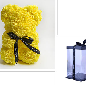 Rose Teddy Bear Eternal Flower PE Foam