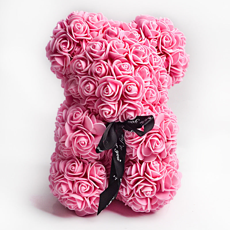 Rose Teddy Bear Eternal Flower PE Foam