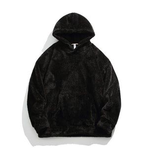 Men's Retro Double-sided Velvet Thickened Hoodie