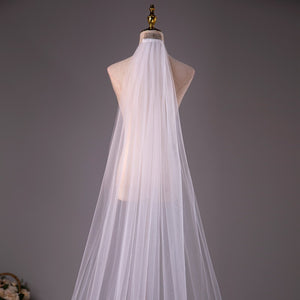 Wedding Bride Double-layer Trimming Veil With Comb