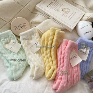Warm With Velvet Thick Socks Children