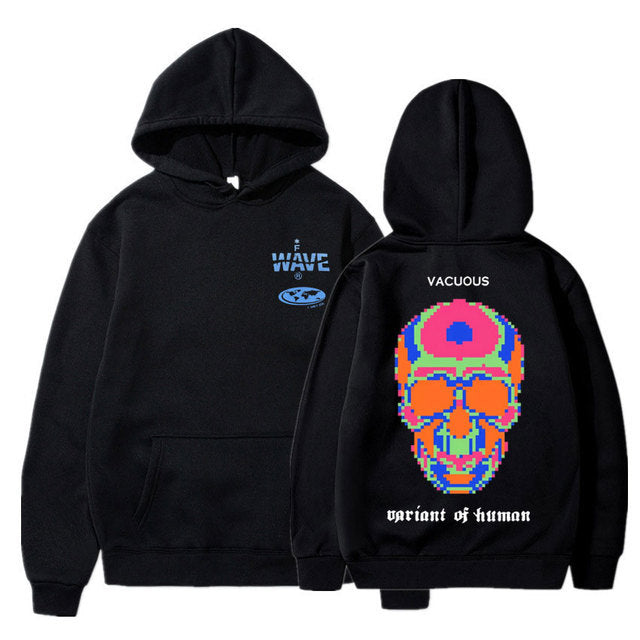 Creative Printing Hooded Men's Sweater