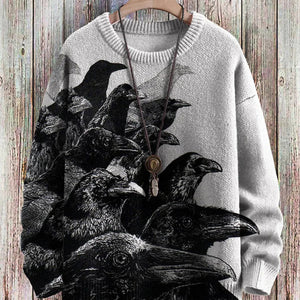 Men's Waffle Crew Neck Sweater