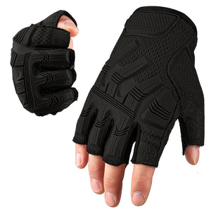 Military Fans Tactical Gloves Mountaineering Fitness Sports Anti-slip Protective Breathable Half Finger Riding
