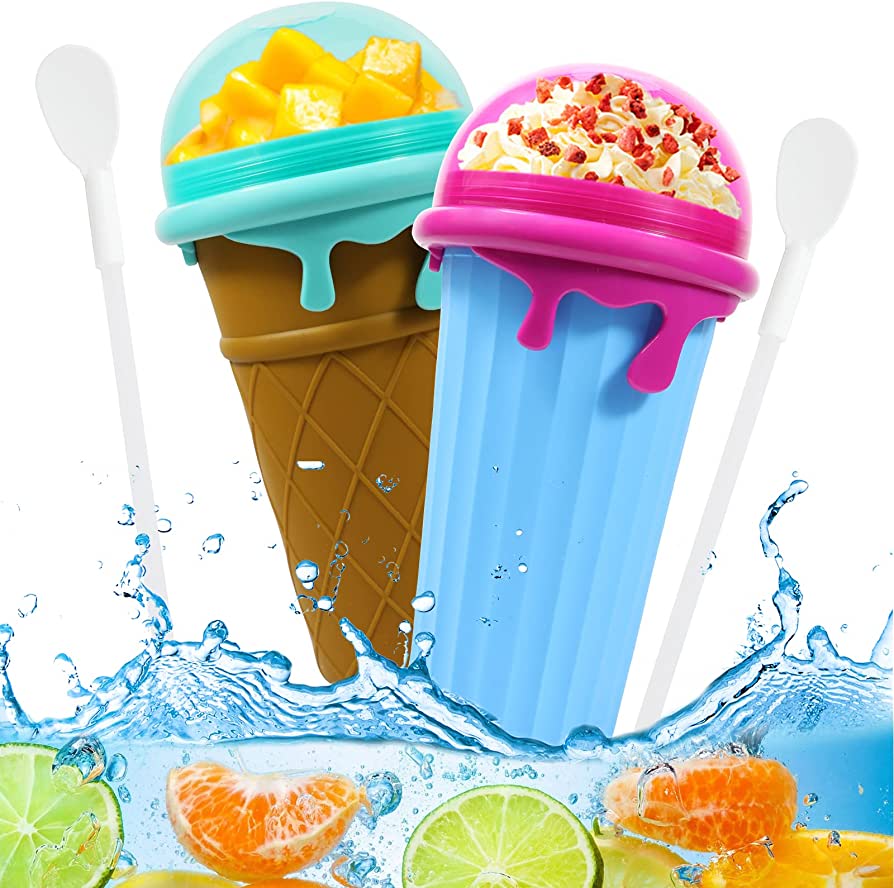 500ml Large Capacity Slushy Cup Summer Squeeze Juice Water Bottle