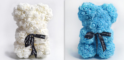 Rose Teddy Bear Eternal Flower PE Foam