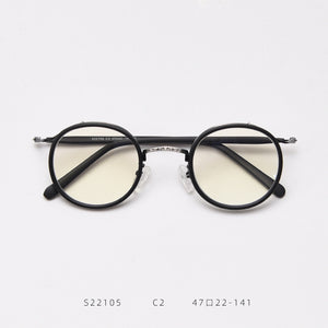 Korean Style Retro Round Glasses Frame Women